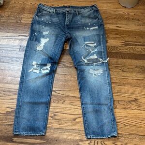 PRPS Men's Distressed Denim Jeans